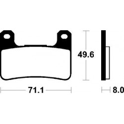 KAWASAKI Z 1000 (10-16) DELANTERAS BREMBO