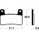 KAWASAKI ZX 10 R 1000 (08-10) DELANTERAS BREMBO