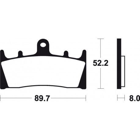 KAWASAKI ZX-7 R 750 (96-16) DELANTERAS BREMBO