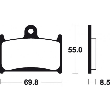 SUZUKI GSX KATANA, F 1100 (93-16) DELANTERAS BREMBO