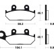 YAMAHA ARTESIA 400 (91-16) DELANTERAS BREMBO