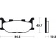 YAMAHA FZ 6 600 (04-16) DELANTERAS BREMBO