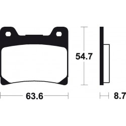 YAMAHA FZ 750 (85-86) DELANTERAS BREMBO