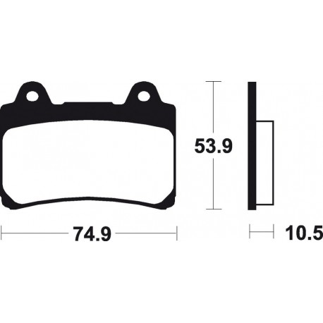 YAMAHA FZR 250 (87-16) DELANTERAS BREMBO