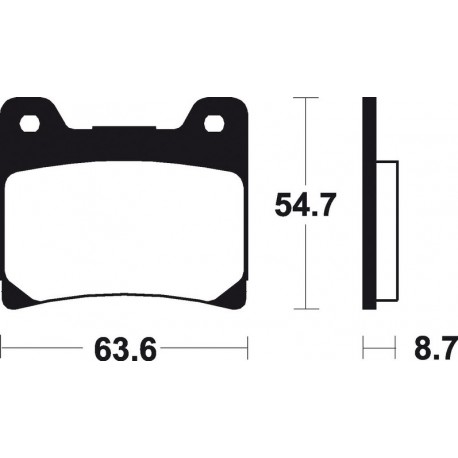 YAMAHA FZX 750 (86-87) DELANTERAS BREMBO