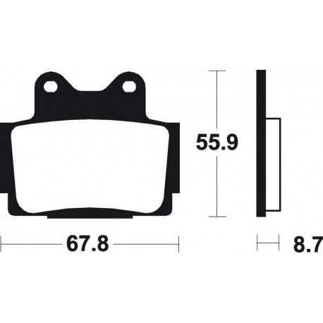 YAMAHA SDR 200 (88-16) DELANTERAS BREMBO