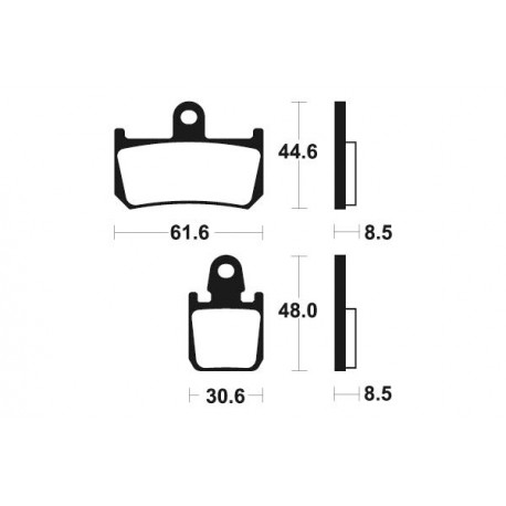 YAMAHA V-MAX 1700 (09-16) DELANTERAS BREMBO