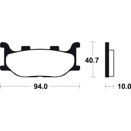 YAMAHA XJ S FA DIVERSION ABS 600 (11-11) DELANTERAS BREMBO