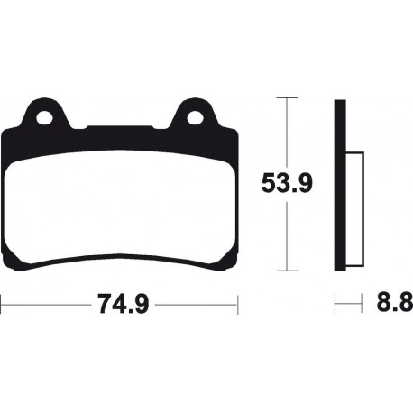 YAMAHA XJR 1200 (94-98) DELANTERAS BREMBO