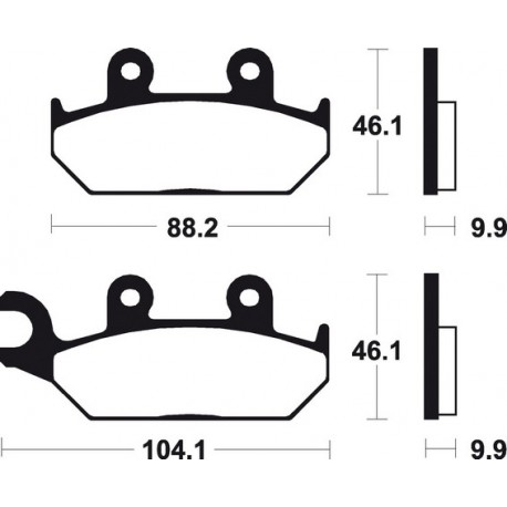 YAMAHA XT E DELANTERAS BREMBO