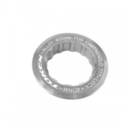 TUERCA DE CASSETTE TOKEN CAMPAGNOLO 11 DIENTES PLATA