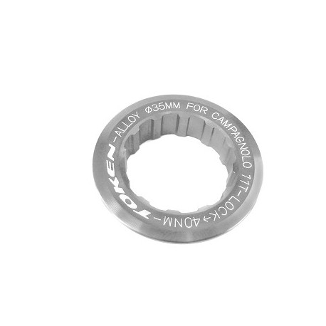 TUERCA DE CASSETTE TOKEN CAMPAGNOLO 11 DIENTES PLATA