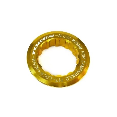 TUERCA DE CASSETTE TOKEN CAMPAGNOLO 11 DIENTES ORO