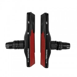 PORTE PATINS VTT BARADINE V-BRAKE 72MM NOIR/ROUGE SUPPORT ALU (LA PAIRE)