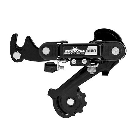 DERAILLEUR ARRIERE 6/7 V GRANDE CHAPE AVEC PATTE SUNRACE