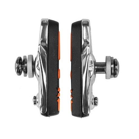 PORTE PATINS ROUTE BARADINE 55MM ORANGE/NOIR SUPPORT ALU (LA PAIRE)