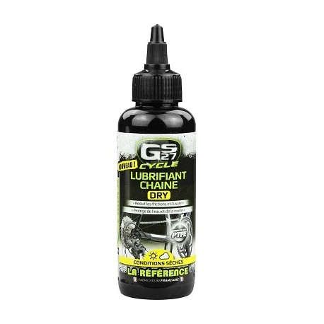 LUBRIFIANT CHAINE DRY GS 27 CYCLES 125ML