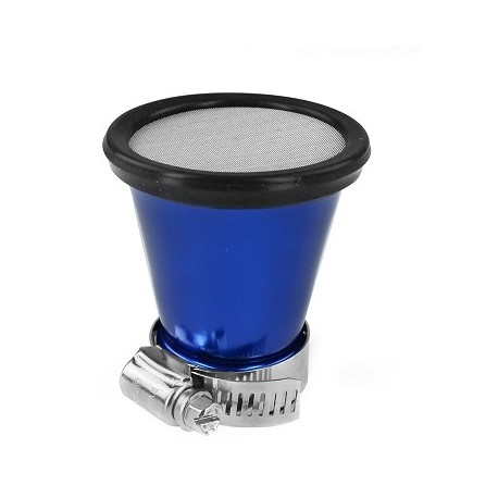 FILTRO DE AIRE INOX CUERPO ALU AZUL Ø28