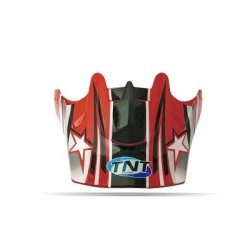 TORNILLERIA CASCO CROSS TNT SCOPIUM ROJA/NEGRA CR-003