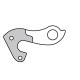 PATTE DE DERAILLEUR N° 058