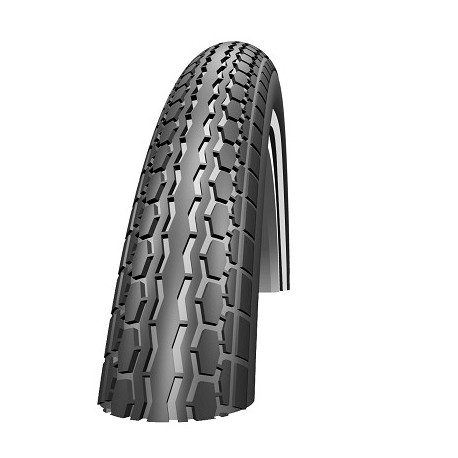 PNEU 350A CONFORT SCHWALBE HS140 NOIR LISERET BLANC