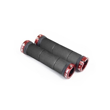 PUÑOS BICI WTP LOCK-ON SPIRIT / ANILLO ROJO (V517C)