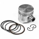 PISTON SCOOT TNT PIAGGIO 50CC 4TPS ZIP / FLY / LIBERTY / VESPA ET4 D40 ( 4 VALVES )