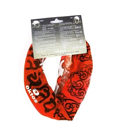 BANDANA OKTOS PRINTEMPS/ETE ROUGE L