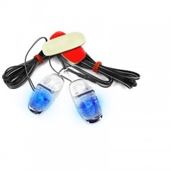 MINI FEU 2 LEDS BLEU BLANC