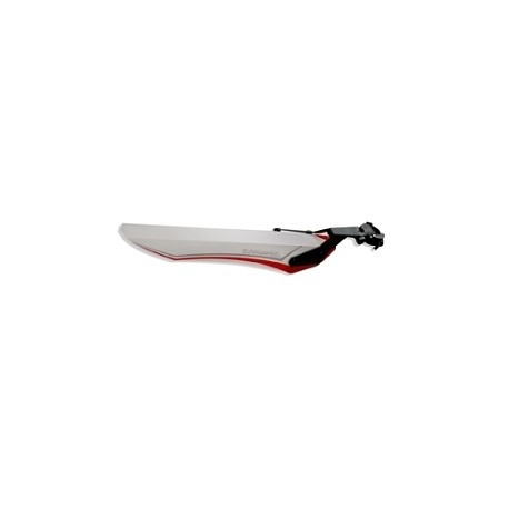 GARDE BOUE VELO ARRIERE SOUPLE TRANSPARENT TIGE DE SELLE