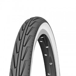 PNEU 20 X 1 3/8 MICHELIN DIABOLO BLANC/NOIR ( PRIX NET )