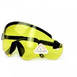 LUNETTES VELO NOIR - VERRE JAUNE