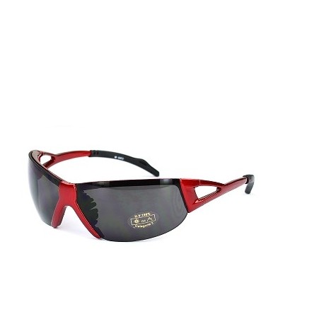 LUNETTES VELO ROUGE - VERRE FUME