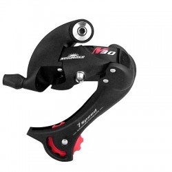 DERAILLEUR ARRIERE 7 V GRANDE CHAPE PATTE AMOVIBLE SUNRACE