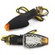 INDICATORS (X2) W LED AERO APPR. TNT BLACK