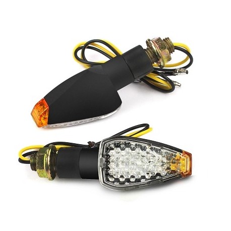 INDICATORS (X2) W LED AERO APPR. TNT BLACK