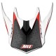 VISERA CASCO CROSS CROSS NOEND DEFCON BY OCD WHITE/RED TX696