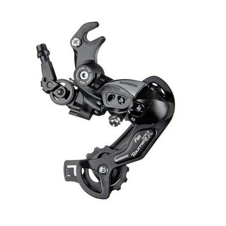 DERAILLEUR ARR TX55 6-7V. AVEC PATTE TOURNEY TX