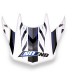 VISERA CASCO CROSS NOEND DEFCON 5 WHITE/BLUE