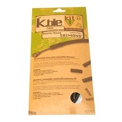 KIT FREIN TRANSFIL K.BLE COURSE INOX COMPATIBLE SHIMANO (GAINE ET CABLE DE FREIN)