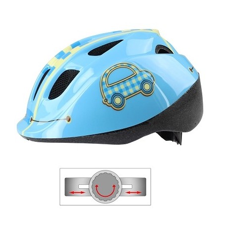 CASQUE "BABY" GARCON DRIVER BLEUE TAILLE 46/53