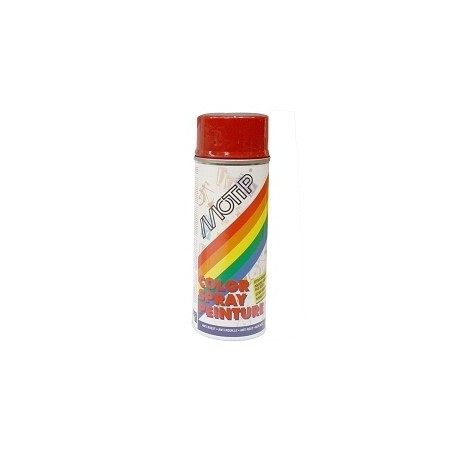 BOMBA PINTURA MOTIP GLICERO 400ML ROJO RUBIS BRILLO