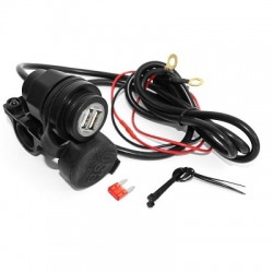 CARGADOR USB UNIVERSAL SCOOTER/MOTO 12V/2.1A