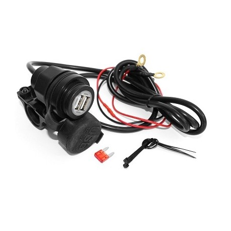 CARGADOR USB UNIVERSAL SCOOTER/MOTO 12V/2.1A