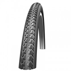 PNEU 24 X 1 3/8 SCHWALBE HS 127 GRIS '' PNEU SPECIAL FAUTEUIL ROULANT ''