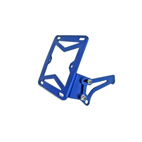 SOPORTE PORTAMATRICULA BOOSTER/MACH-G AZUL ANOD