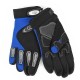 GANTS VELO VTT LONGS SERRAGE VELCRO BLEU XL