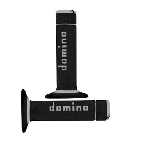 GRIPS DOMINO CROSS BI-COMPOSANTS NEGRO/GRIS