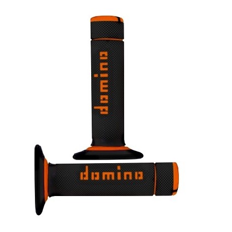 GRIPS DOMINO CROSS BI-COMPOSANTS NEGRO/ORANGE