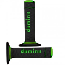 GRIPS DOMINO CROSS BI-COMPOSANTS NEGRO/VERDE